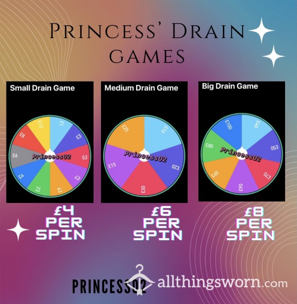 Princess’ Drain Game 👑