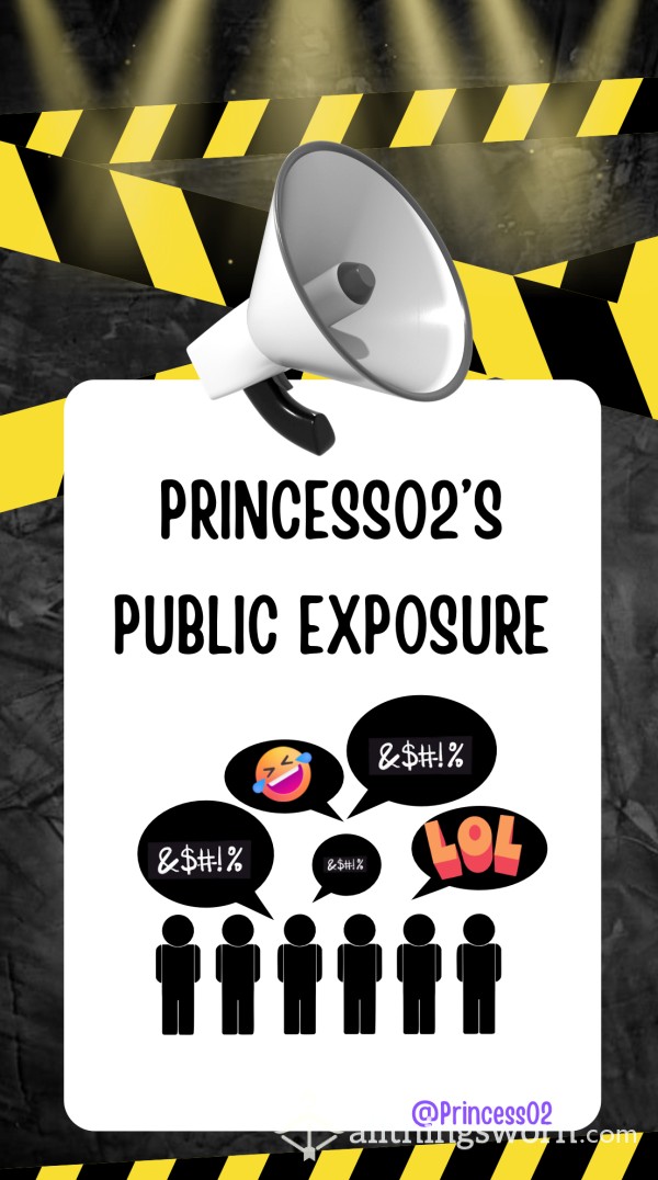 👸Princess02’s Public Exposure