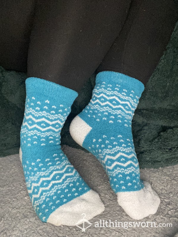 Printed Fuzzy Socks
