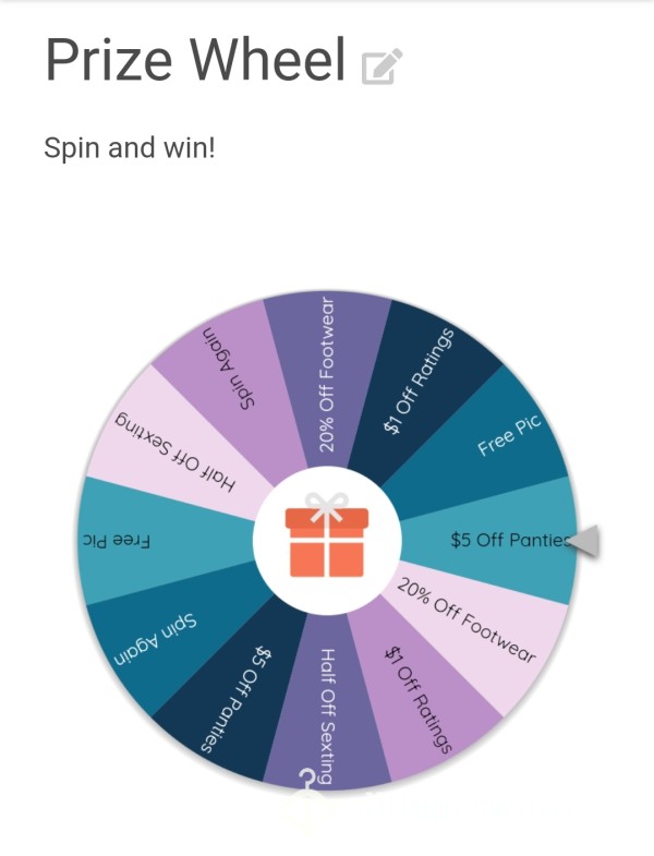 Prize Wheel - Every Spin Wins 🏆