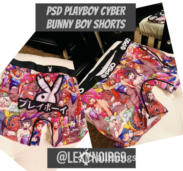 PSD Playboy Cyber Bunny Boy Shorts