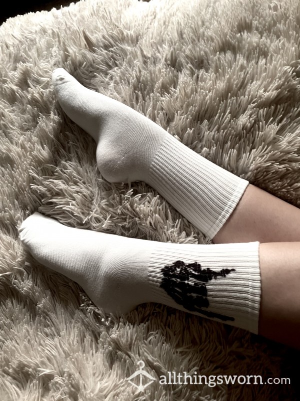 Punk White Socks