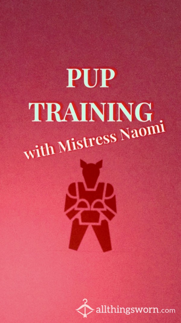 Pup Training 🐶🔒🖤