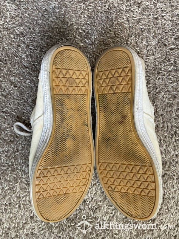Buy Pure White Keds Made Dirty...