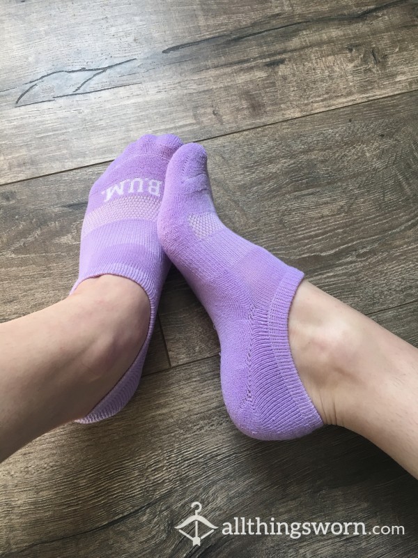 Purple Ankle Socks