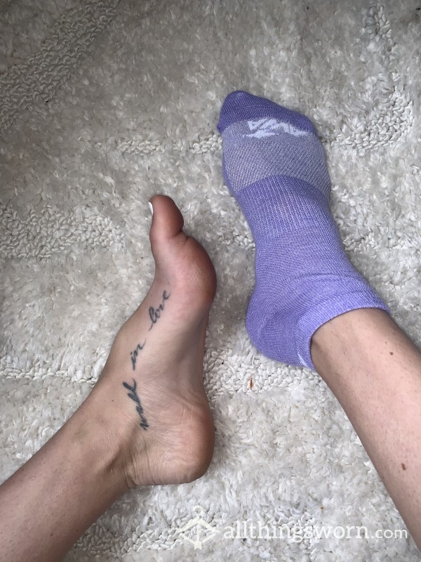 *SOLD* Purple Avia Workout Ankle Socks