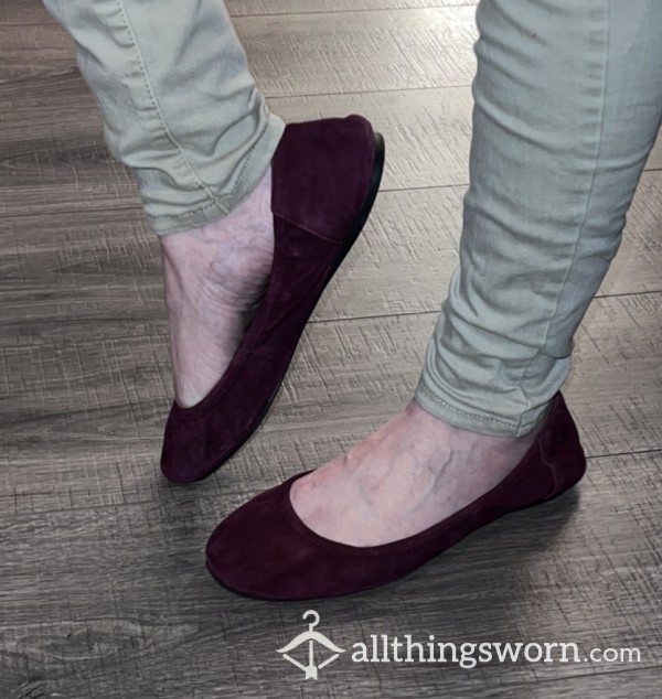 Purple Ballerina Flats