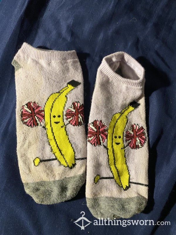 Purple Banana Ankle Socks 🍌 (7 Day Wear)