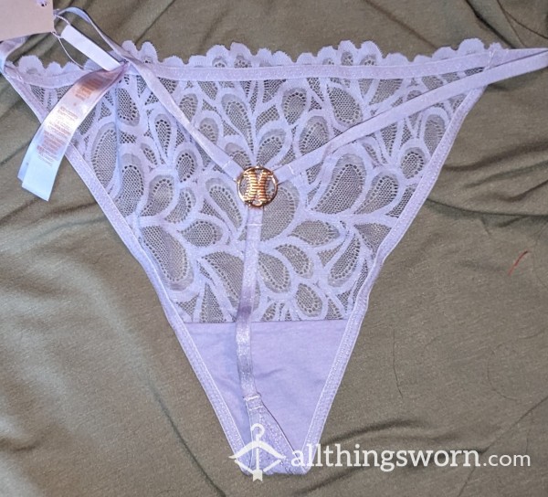 Purple G-string Panties