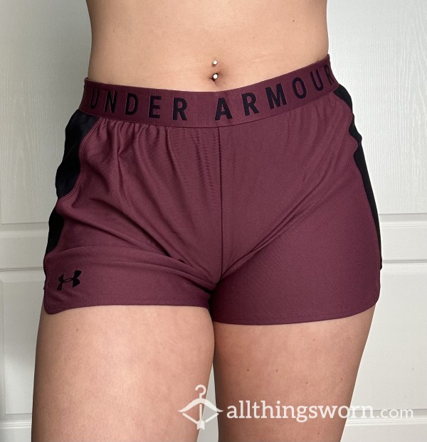 Purple Gym Shorts - Medium - Under Armour Brand 💜