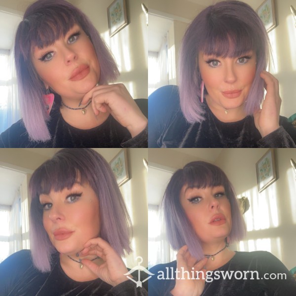 Purple Lace Front Wig From My Personal Collection