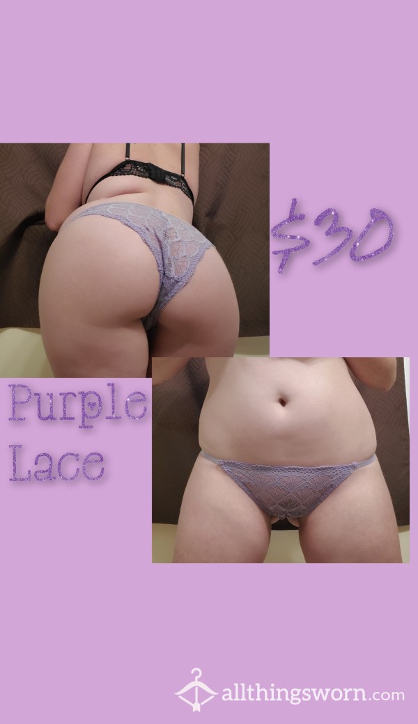 Purple Lace Panties