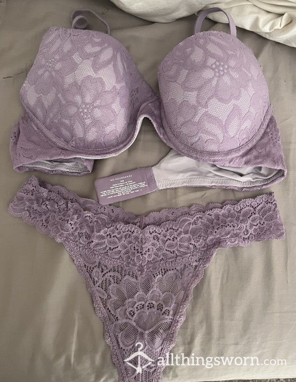 Purple Lace SET 36B/medium