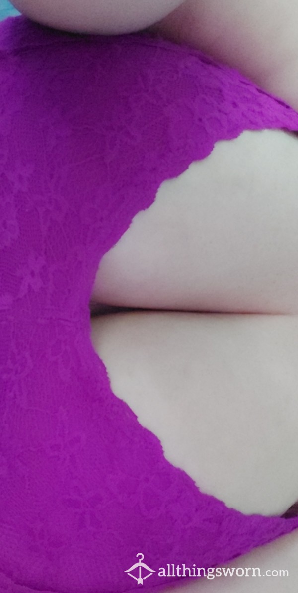 Purple Lacy Bralette