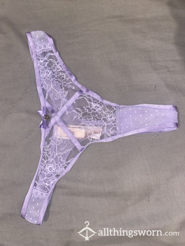 Purple Luxe Thong