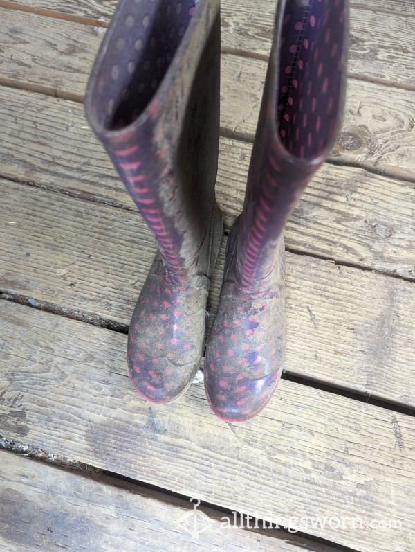 Purple Muck Boots