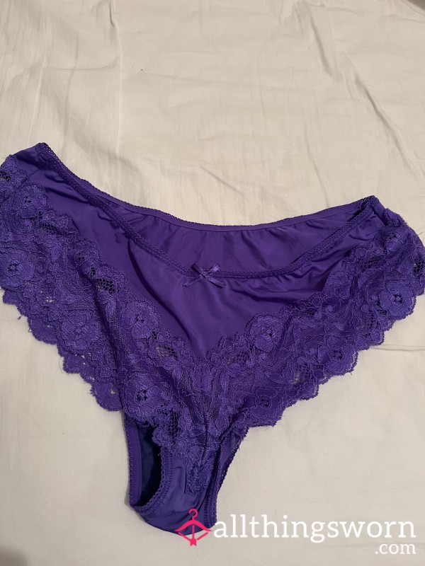 Purple Panties! Order These For Me To Wear Riding For You!