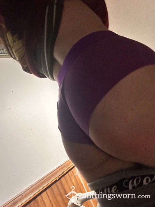 Purple PINK Boy Short Panties