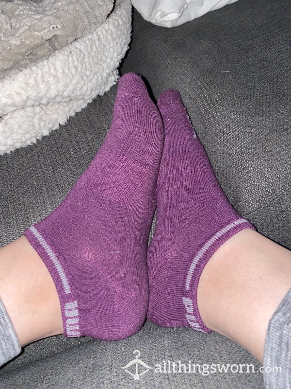 Purple Puma Socks
