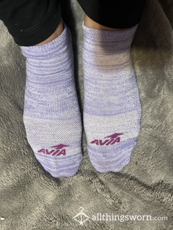 Purple Socks Well Worn Strong Sent
