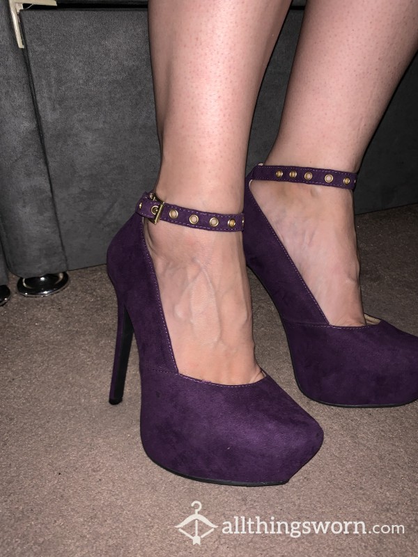 Purple Stiletto Heels
