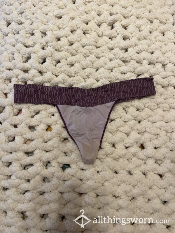 Purple Two Toned PINK Thong