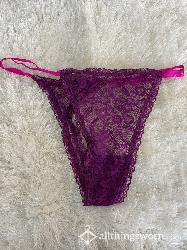 Purple Victoria Secret Thong