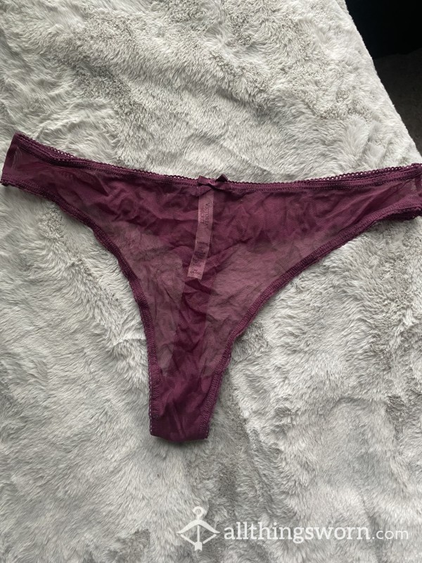 Purple Victoria’s Secret Thong