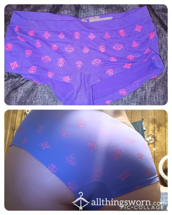 Purple With Pink Boyshorts Free Shipping And Tracking Number