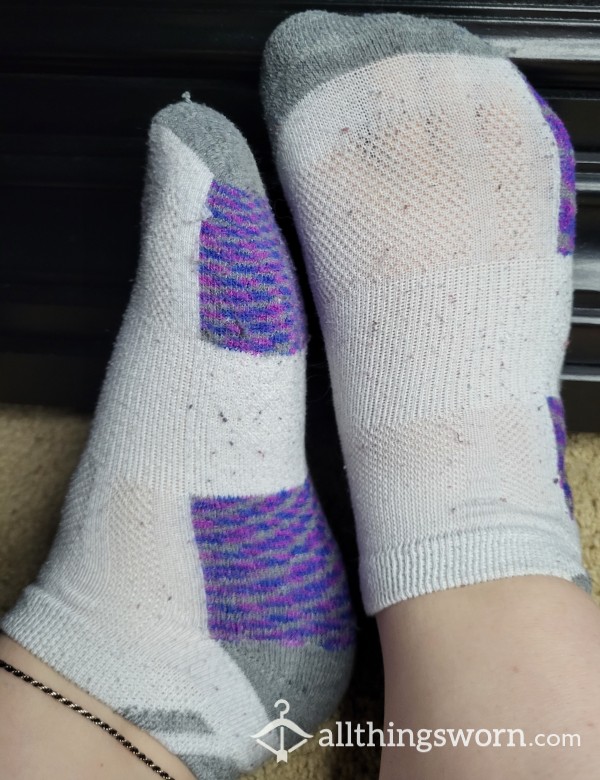 Purple Workout Socks