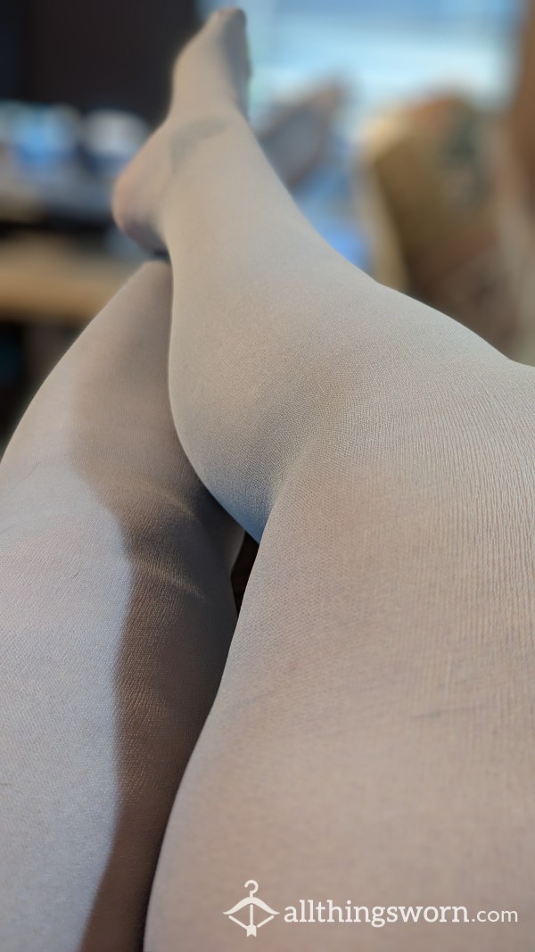 Pussy High Stockings Grey