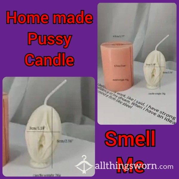 Pussy Lips Candle Covered In My Vaginal Juices. (choose Your Colour)
