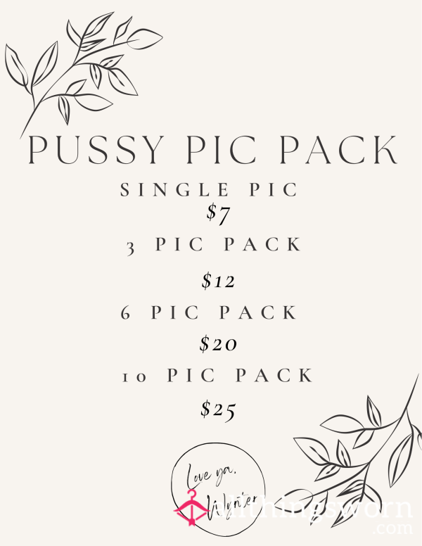 Pussy Pic Pack