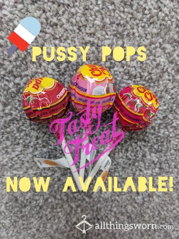 Pussy Pops! Various Flavours But Always Covered In Mine 👅🍭