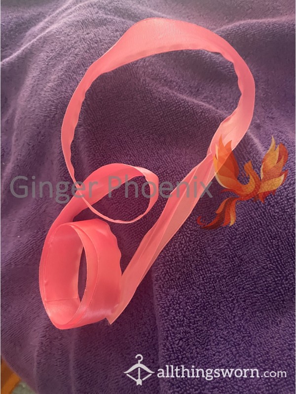 Pussy-Scented Ribbon ;)  Juicy, Soaked, Silky, And Scented ;) <3  Only 10$