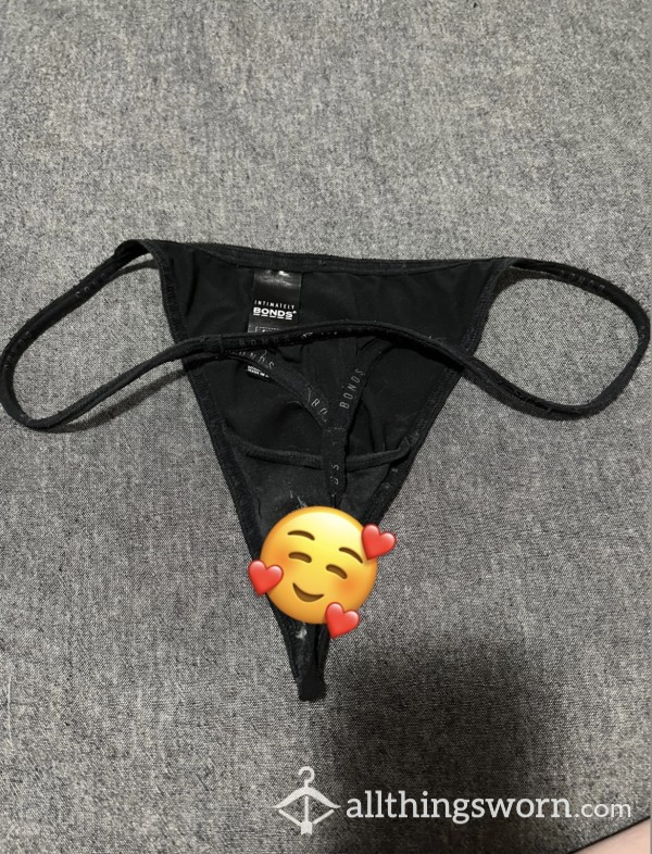 Pussy Stained Thong 🖤
