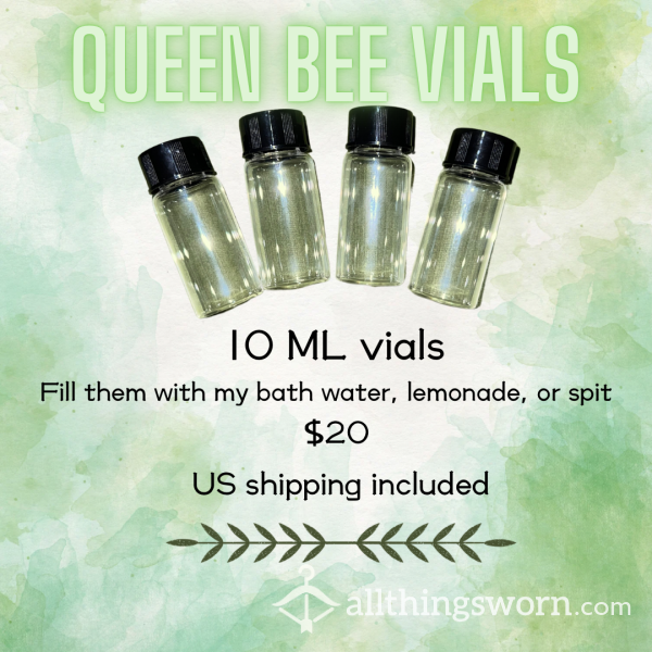 Queen Bee Vials
