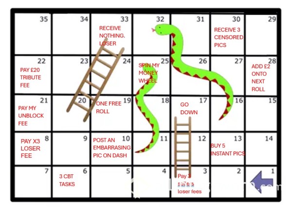 Queens Snakes And Ladders 😏