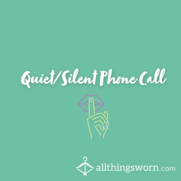 📞👂Quiet/Silent Audio Exhibitionism Phone Call