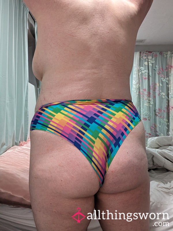 Rainbow Cheeky Panties
