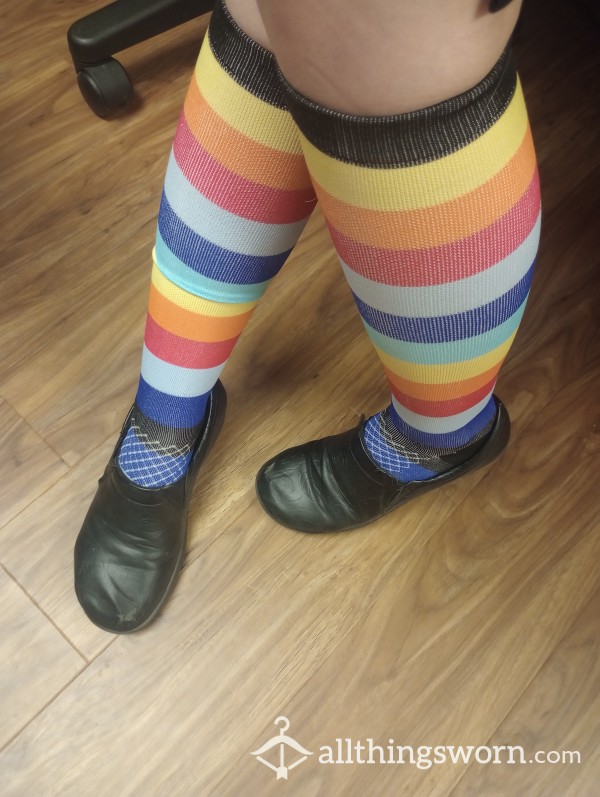 Rainbow Compression Socks