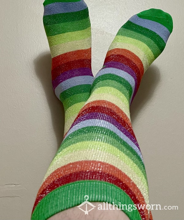 Rainbow Knee High Socks