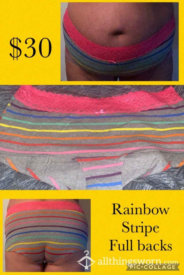 Rainbow Stripe Full Backs