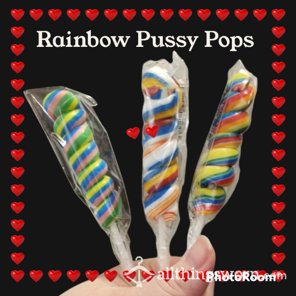 🍭 Rainbow Twist Pussy Pop 🍭