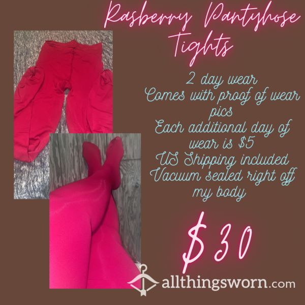 Raspberry Pantyhose/tights