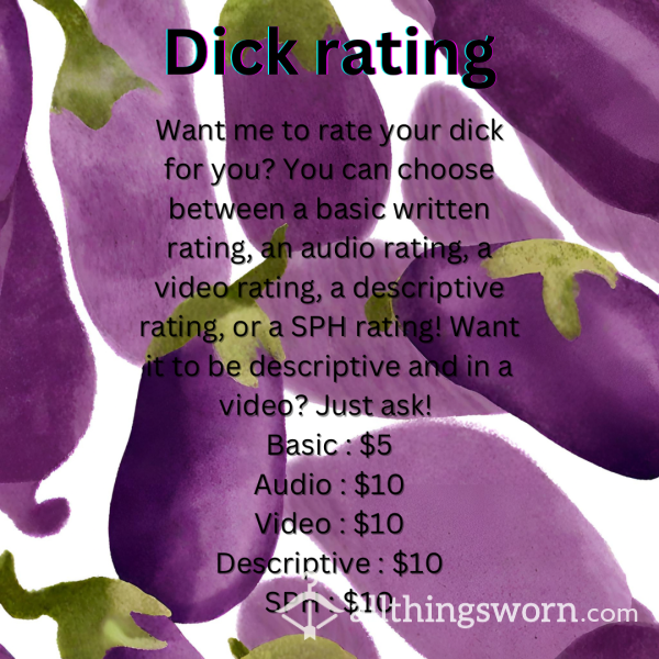 Rate Your 🍆