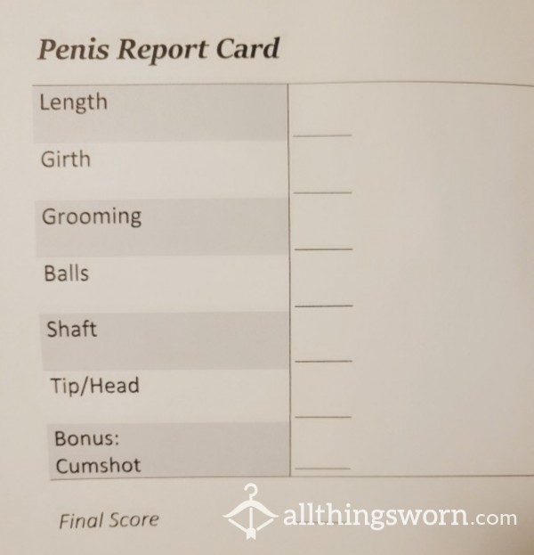 Rate Your Penis