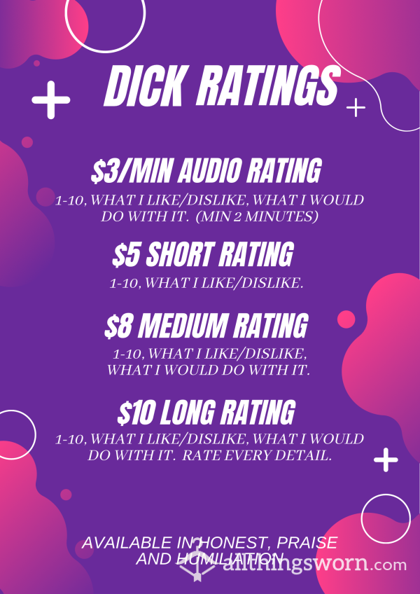 🍆Dick Ratings Let This Aussie Tell You What She Thinks 💋