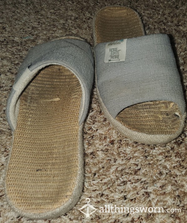 Ratted And Worn Slippers