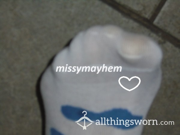 💙READY TO POST-used No Show Socks💙